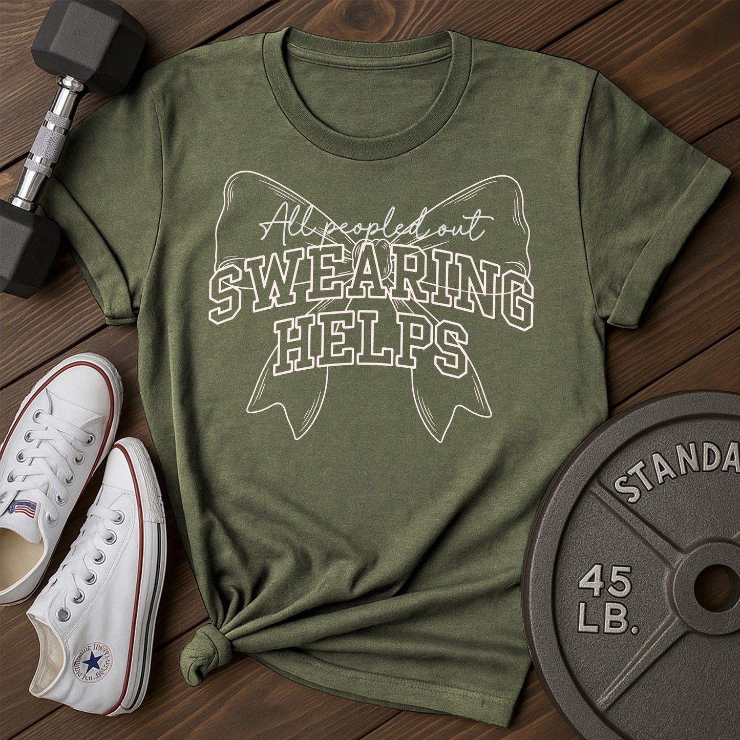 Swearing helps bc T-Shirt - green - Swearing Helps BC Green.jpg