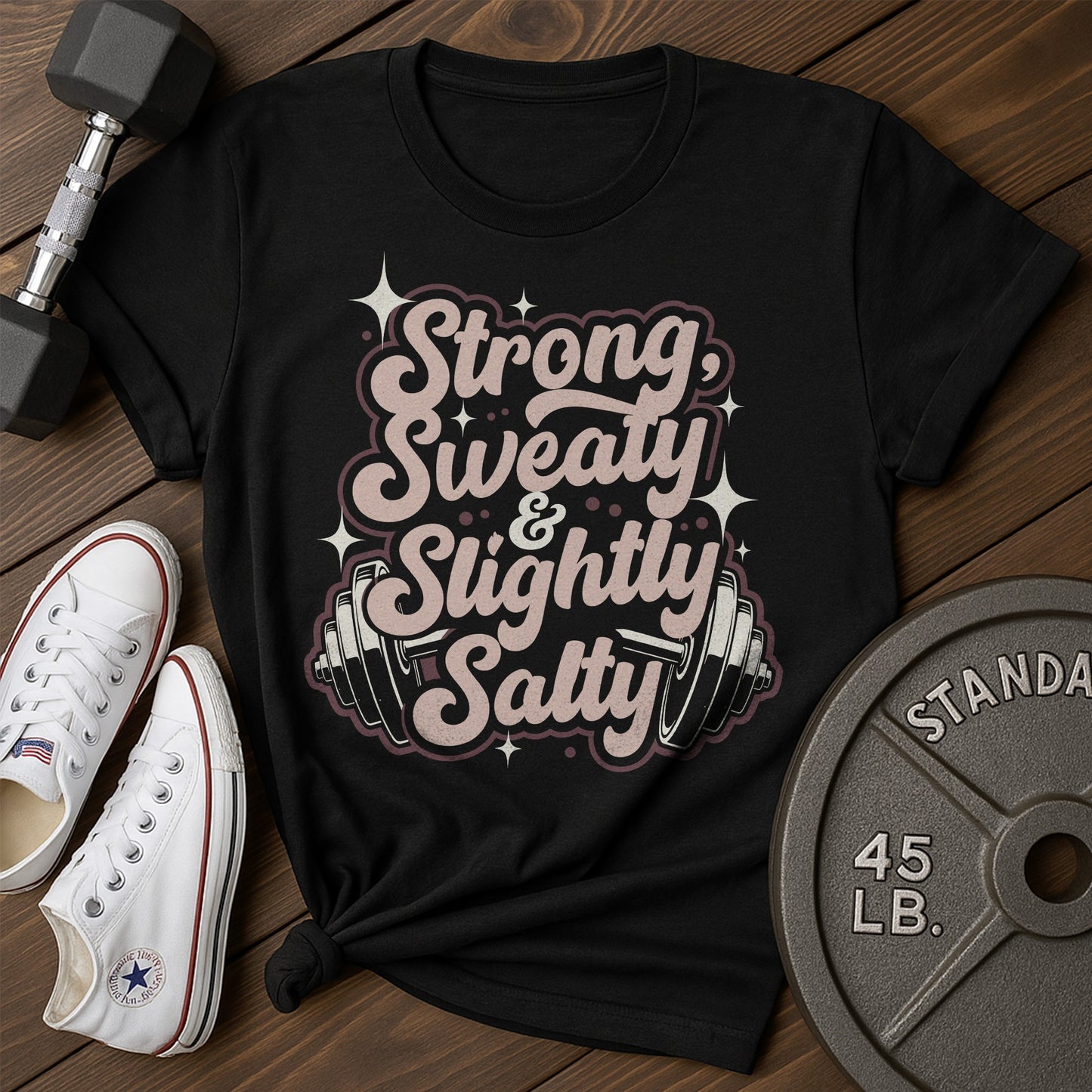 Sweaty strong be T-Shirt - black - Sweaty Strong BE Black.jpg