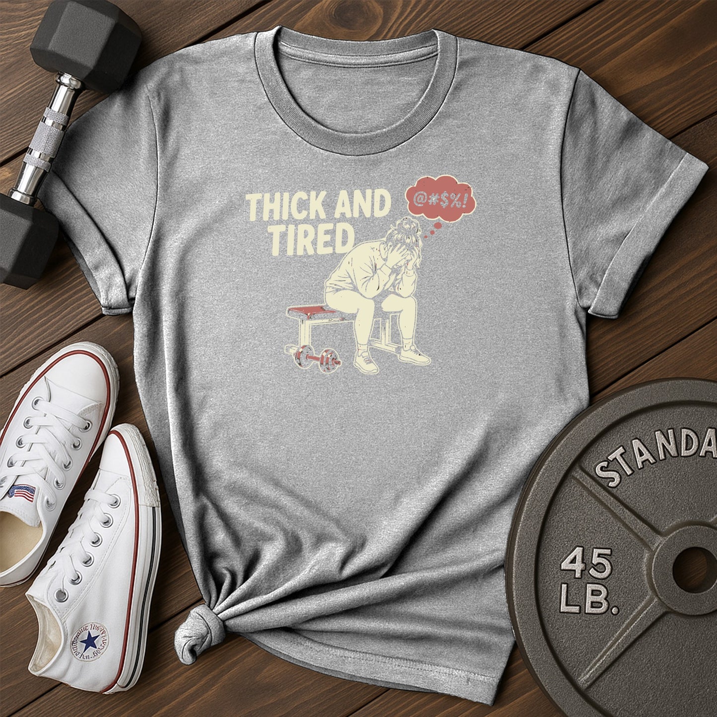 Tired power ax T-Shirt - gray - Tired Power AX Gray.jpg