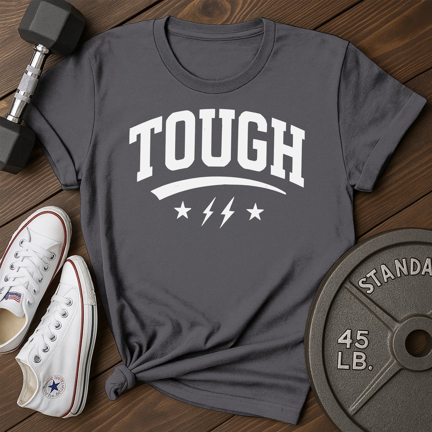 Tough ai T-Shirt - charcoal - Tough AI Charcoal.jpg