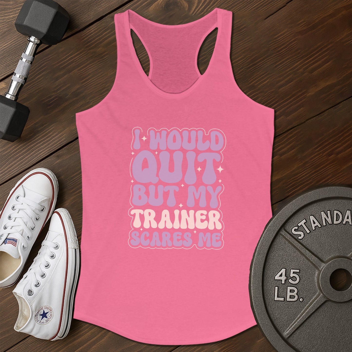 Trainer scares bb Tank - pink - Trainer Scares BB tank Pink.jpg