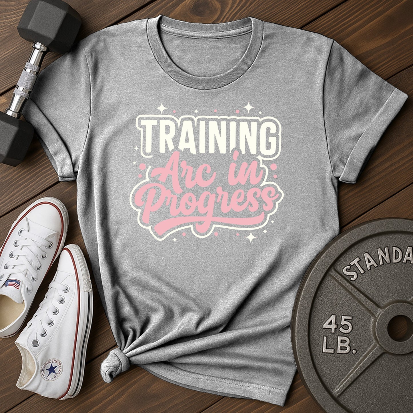Training progress bb T-Shirt - gray - Training Progress BB Gray.jpg