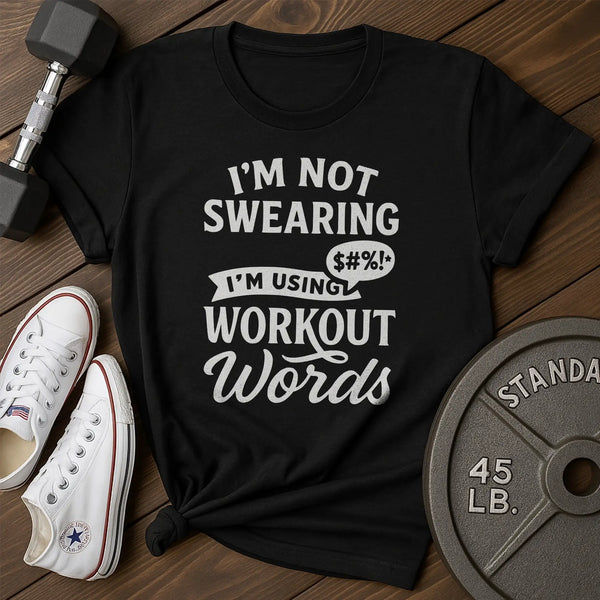 Workout words an T-Shirt - black - Workout Words AN Black.jpg
