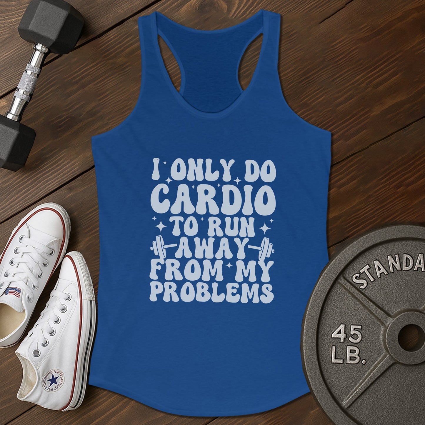 Cardio problems ay Tank - blue - cardio problems AY tank Blue.jpg