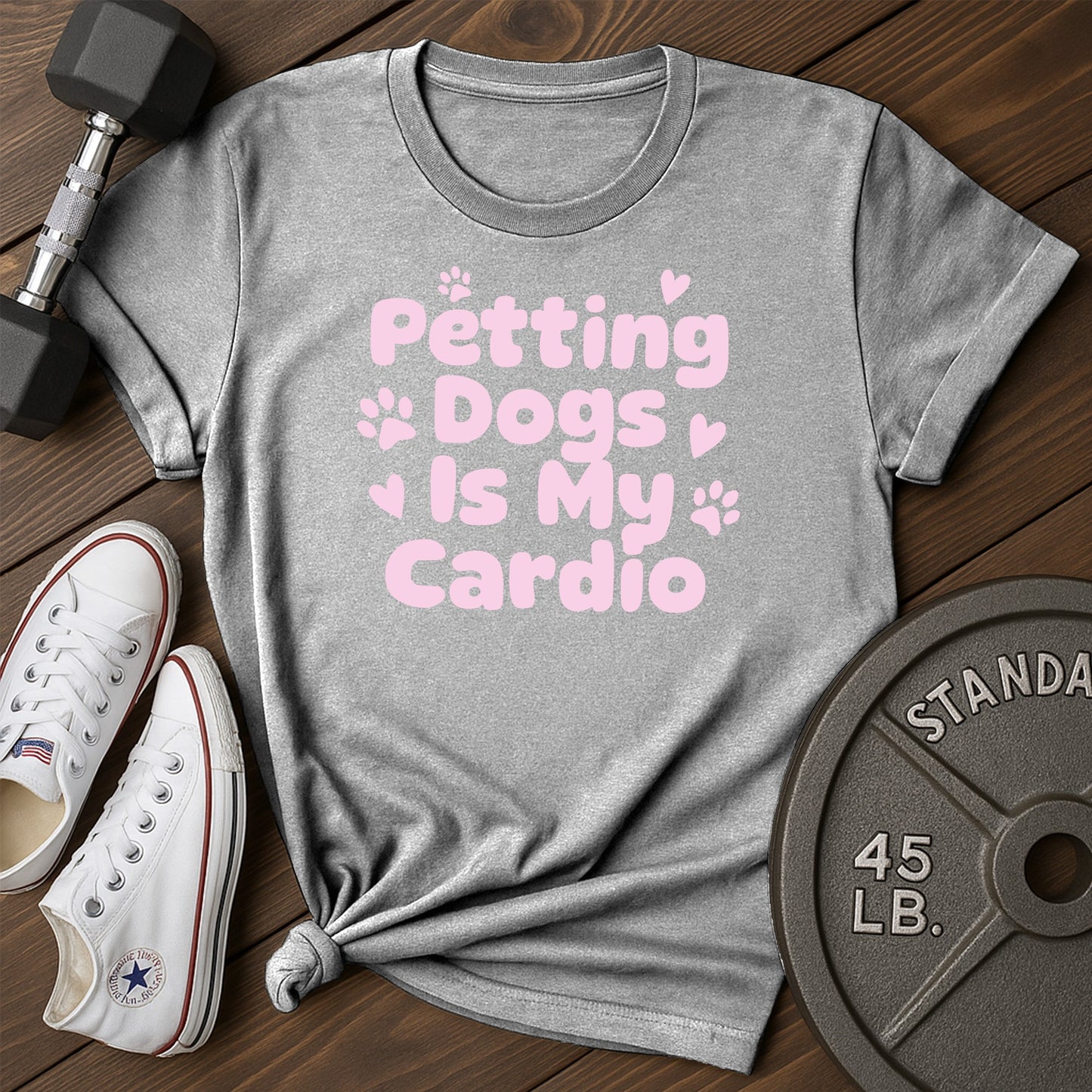 Dog cardio ba T-Shirt - gray - dog cardio BA Gray.jpg